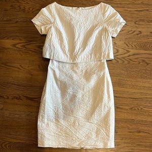 Banana Republic White Seersucker Dress, 0P